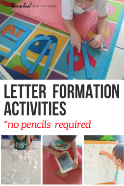 7 FUN Letter Formation Activities! No Pencils Required! - The ...