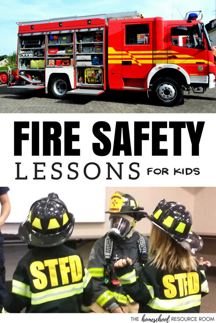 Fire Safety Lessons for Kids. Books and activities to teach children how to be safe in case of a fire.