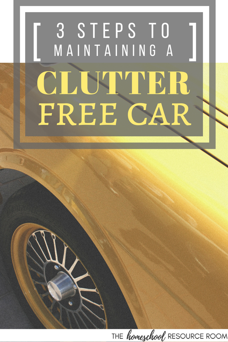 Declutter your MESSY CAR in 3 super easy steps!