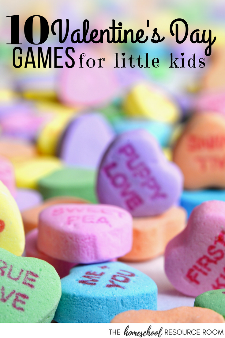 Valentine's Day games for kids - add some fun to your lesson plans for Valentine's Day.