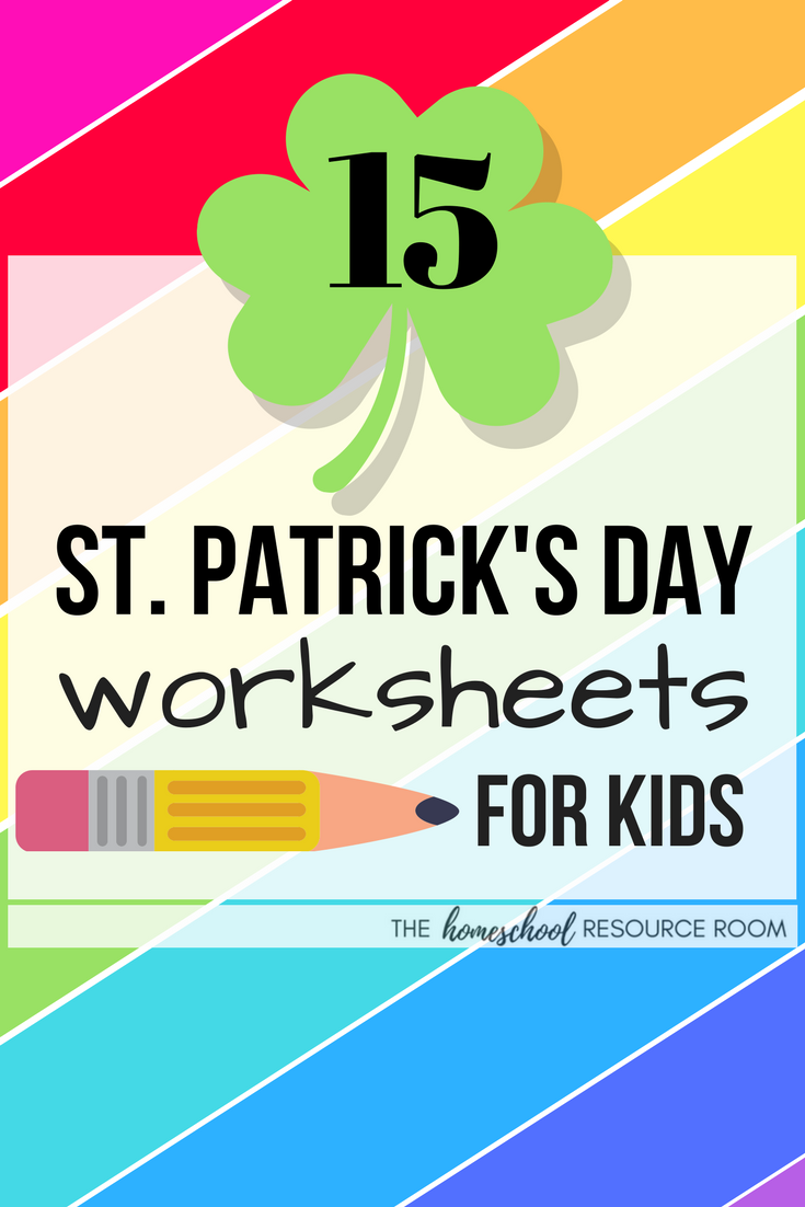 Printable St Patrick/'s Day Matching Game Activity for Kids Homeschool school class activity for Pre-K PDF Instant Download Elementary