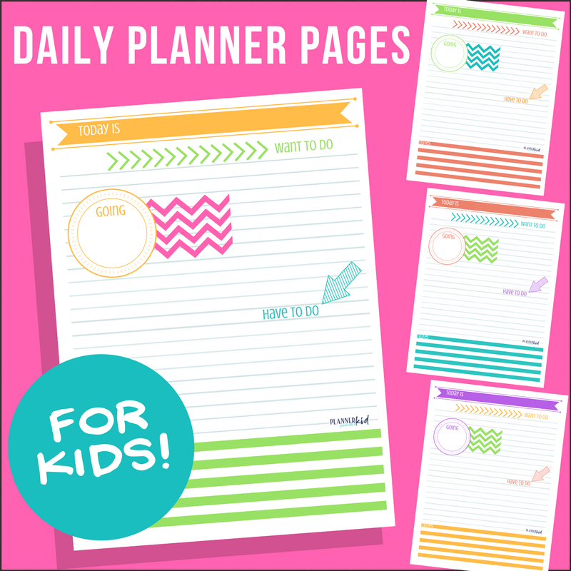 Daily Planner Tween – The Homeschool Resource Room