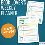 Book Lovers Weekly Planner for Kids