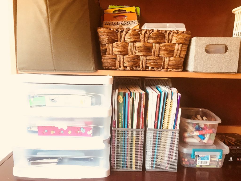 Organizing Homeschool Books