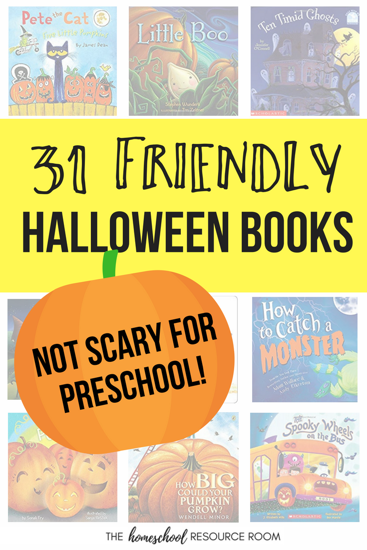 31 Days of Friendly Halloween Books for Preschool: Not-scary books for sensitive little ones perfect for October!