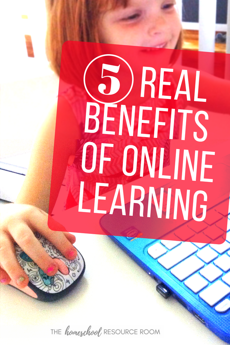 The 5 benefits of online learning for homeschoolers. PLUS an extended FREE trial of our favorite online games for reading and math!