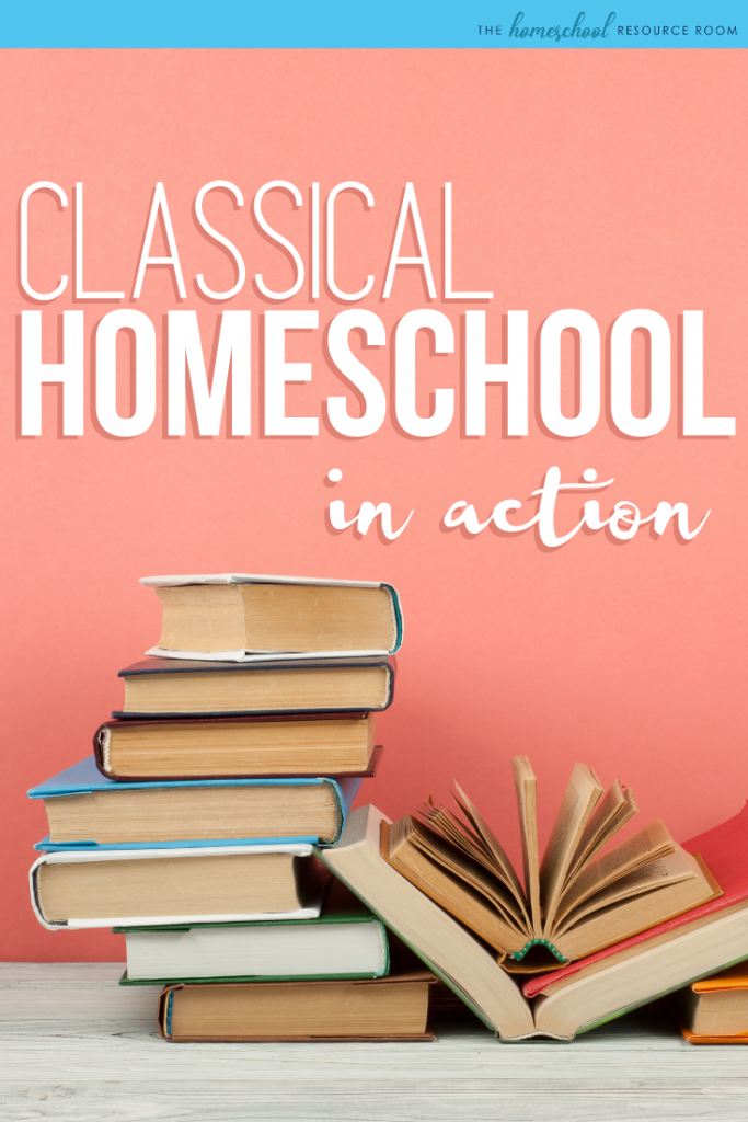 Classical Homeschooling in Action, an interview with "classically relaxed" homeschooler and busy mom of three, Surya. 
