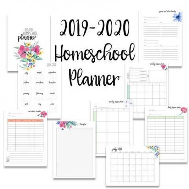 The BEST Printable Homeschool Planners on Etsy - The Homeschool ...