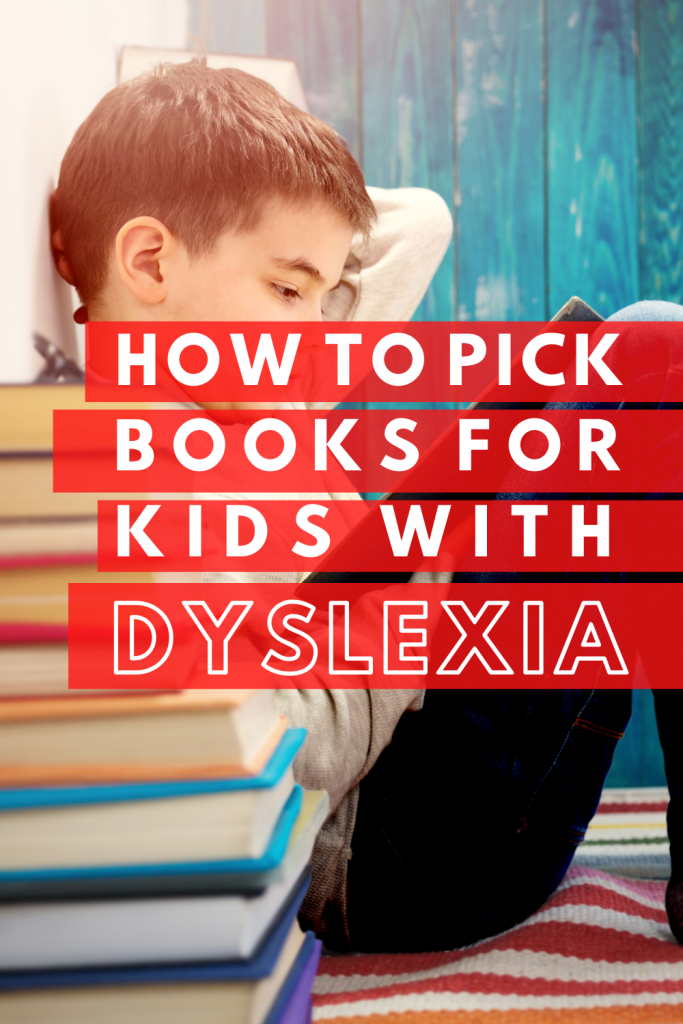 Books for Kids with Dyslexia: 3 tips to use with your struggling reader from a mom & special education teacher who understands the challenges associated with learning to read and wants to help! #dyslexia #raisingreaders #booksforkids