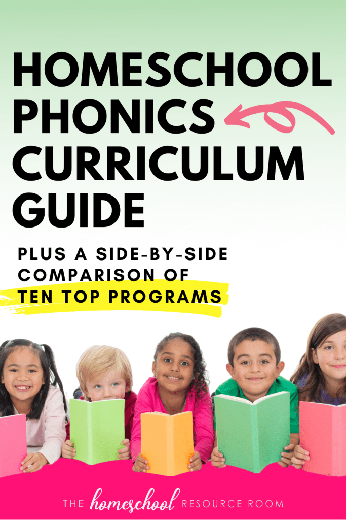 Homeschool Phonics Curriculum Guide! Plus ten of the top learn-to-read programs compared side-by-side!