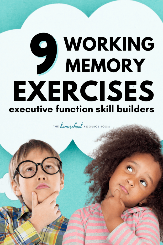 Working memory exercises for kids. Build executive function skills with working memory activities and games.