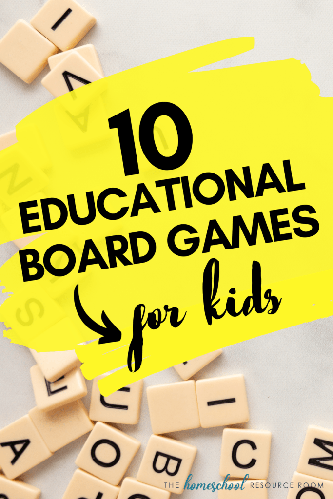 Top 10 Educational Board Games! Great way to motivate students to explore and keep learning going!