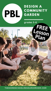 Free PBL lesson plan: Design a Community Garden! Engaging, cross-curricular lesson plans for grades 5-8